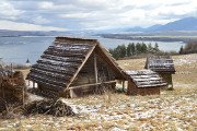 Havranok - eine keltische Festung und Holzgebäude