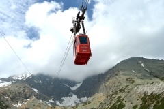 Seilbahn auf Gipfel Lomnicky stit